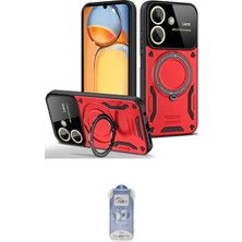 Motto Ticaret Xiaomi Uyumlu Redmi 13C Kılıf Kıvılcım Modern Serisi Ikili Koruma Seti