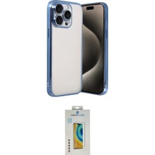 Motto Ticaret Apple Uyumlu iPhone 15 Pro Max Kılıf Vadi Minimal Ikili Koruma Seti