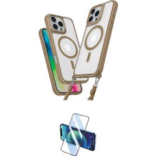 Motto Ticaret Apple Uyumlu iPhone 16 Pro Kılıf Atlas Doku Koleksiyonu Ikili Koruma Seti
