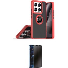 Motto Ticaret Xiaomi Uyumlu Mi 14T Pro Kılıf Yörünge Çizgi Ikili Koruma Seti