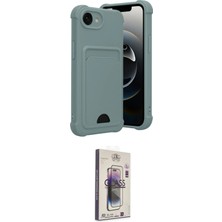 Motto Ticaret Apple Uyumlu iPhone 16E Kılıf Vadi Çizgi Prime Ikili Koruma Seti
