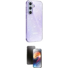 Motto Ticaret Samsung Uyumlu Galaxy A25 5g Kılıf Yankı Doku Prime Ikili Koruma Seti