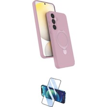 Motto Ticaret Samsung Uyumlu Galaxy A55 5g Kılıf Iz Işık Koleksiyonu Ikili Koruma Seti