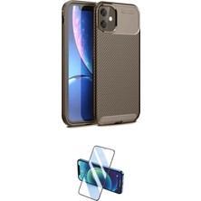 Motto Ticaret Apple Uyumlu iPhone 11 Kılıf Eksen Form Prime Ikili Koruma Seti