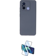 Motto Ticaret Xiaomi Uyumlu Redmi 12C Kılıf Ahenk Serisi Ikili Koruma Seti