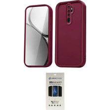 Motto Ticaret Xiaomi Uyumlu Redmi Note 8 Pro Kılıf Yankı Yansıma Özel Seri Ikili Koruma Seti