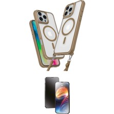 Motto Ticaret Apple Uyumlu iPhone 16 Pro Kılıf Atlas Doku Koleksiyonu Ikili Koruma Seti