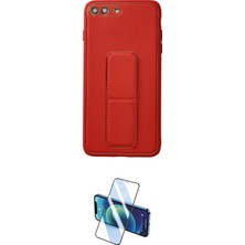 Motto Ticaret Apple Uyumlu iPhone 7 Plus Kılıf Akış Doku Ikili Koruma Seti