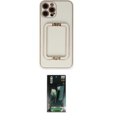 Motto Ticaret Apple Uyumlu iPhone 12 Pro Max Kılıf Kozmos Minimal Prime Ikili Koruma Seti
