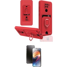 Motto Ticaret Xiaomi Uyumlu Redmi Note 9 Kılıf Vadi Form Prime Ikili Koruma Seti