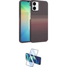 Motto Ticaret Samsung Uyumlu Galaxy A06 Kılıf Doruk Serisi Ikili Koruma Seti