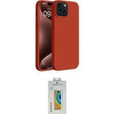 Motto Ticaret Apple Uyumlu iPhone 15 Kılıf Kozmos Yansıma Özel Seri Ikili Koruma Seti