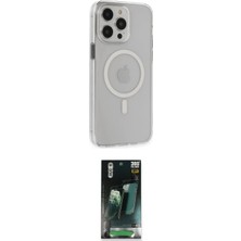 Motto Ticaret Apple Uyumlu iPhone 15 Pro Max Kılıf Kıvılcım Asil Özel Seri Ikili Koruma Seti