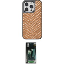Motto Ticaret Apple Uyumlu iPhone 15 Pro Max Kılıf Vadi Özel Seri Ikili Koruma Seti