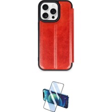 Motto Ticaret Apple Uyumlu iPhone 14 Pro Max Kılıf Zirve Yansıma Serisi Ikili Koruma Seti