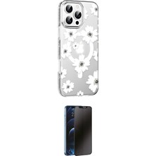Motto Ticaret Apple Uyumlu iPhone 16 Pro Kılıf Yörünge Işık Prime Ikili Koruma Seti
