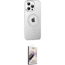 Motto Ticaret Apple Uyumlu iPhone 15 Pro Max Kılıf Yörünge Koleksiyonu Ikili Koruma Seti
