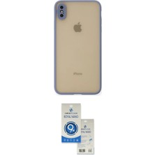Motto Ticaret Apple Uyumlu iPhone Xs Max Kılıf Ahenk Çizgi Serisi Ikili Koruma Seti