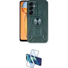 Motto Ticaret Samsung Uyumlu Galaxy A35 5g Kılıf Nova Yansıma Prime Ikili Koruma Seti