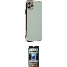 Motto Ticaret Apple Uyumlu iPhone 11 Pro Max Kılıf Yankı Serisi Ikili Koruma Seti