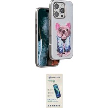 Motto Ticaret Apple Uyumlu iPhone 16 Pro Kılıf Iz Minimal Koleksiyonu Ikili Koruma Seti