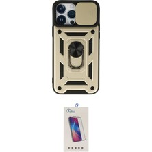Motto Ticaret Apple Uyumlu iPhone 13 Pro Max Kılıf Ahenk Klasik Ikili Koruma Seti