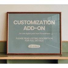 Ninastore Floralsprints Baskıbaskı Için Özelleştirme Eklentisi - Özel Düzenleme Listesi (Baskı)