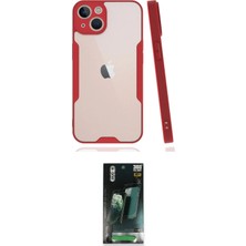 Motto Ticaret Apple Uyumlu iPhone 14 Plus Kılıf Atlas Asil Serisi Ikili Koruma Seti