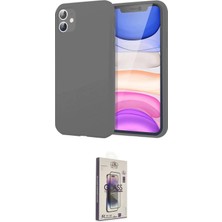 Motto Ticaret Apple Uyumlu iPhone 11 Kılıf Kozmos Yansıma Özel Seri Ikili Koruma Seti