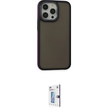 Motto Ticaret Apple Uyumlu iPhone 15 Pro Max Kılıf Eksen Işık Ikili Koruma Seti