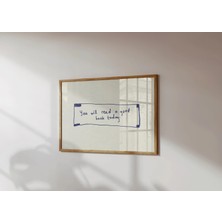 Ninastore Komik Fal Kurabiyesi Okuma Baskısı: Kitap Köşesi Dekorasyonu (Baskı - Yatay)