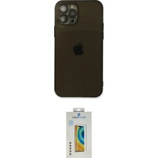 Motto Ticaret Apple Uyumlu iPhone 12 Pro Max Kılıf Ahenk Doku Ikili Koruma Seti