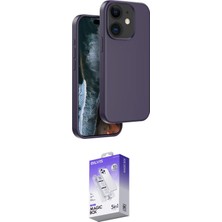 Motto Ticaret Apple Uyumlu iPhone 11 Kılıf Kıvılcım Çizgi Serisi Ikili Koruma Seti