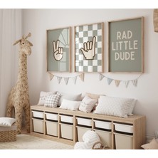 Ninastore Harika Küçük Adam - Adaçayı Yeşili Çocuk Odası - Erkek Bebek Odası Dekorasyonu - Çocuk Odası