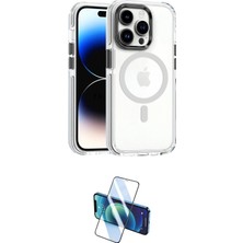 Motto Ticaret Apple Uyumlu iPhone 15 Pro Kılıf Kozmos Doku Koleksiyonu Ikili Koruma Seti