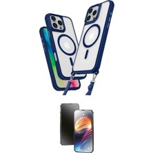 Motto Ticaret Apple Uyumlu iPhone 16 Pro Max Kılıf Atlas Doku Koleksiyonu Ikili Koruma Seti