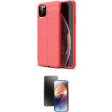 Motto Ticaret Apple Uyumlu iPhone 11 Pro Kılıf Doruk Klasik Özel Seri Ikili Koruma Seti