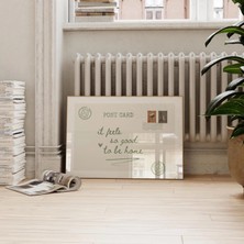 Ninastore Eski Kartpostal Baskısı: Evde Olmak Çok Güzel (Baskı)