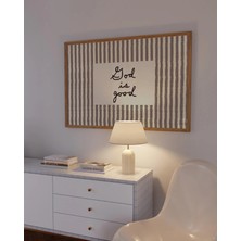 Ninastore "tanrı Iyidir" Baskılı - Nötr Çizgili Poster - Retro Incil Temalı Duvar Sanatı (Baskı -