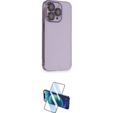 Motto Ticaret Apple Uyumlu iPhone 13 Pro Kılıf Siluet Minimal Özel Seri Ikili Koruma Seti
