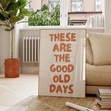 Ninastore Eski Güzel Günler Retro Baskı - Trend Duvar Sanatı (Baskı)