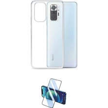 Motto Ticaret Xiaomi Uyumlu Redmi Note 10 Kılıf Zirve Doku Ikili Koruma Seti