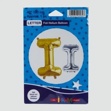 Zero Land Hnrlishp Sarı Renkli 40X100 Harfli Folyo Balon-I