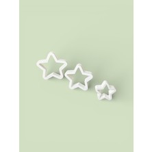 Major Hobi 3D Baskı Dekoratif Yıldız Seti 3’lü Minimal Tasarım 9-7,5-4,5 cm