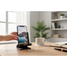 Major Hobi 3D Baskı Ergonomik Telefon Standı Kaymaz Taban Masaüstü Tutucu