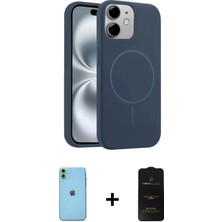 Pileli Store Pilelistore™ iPhone 11 Kılıf Yankı Form Serisi - Siyah 6d Antistatik Mat Seramik Hayalet Nano Ekran Koruyucu + Neon Fosforlu Kamera Lens - Yl