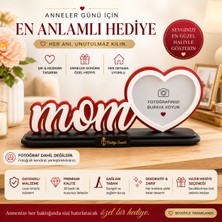TK Anneler Günü Mom Fotoğraf Çerçevesi – Dekoratif Masaüstü Çerçeve
