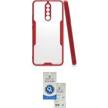 Motto Ticaret Xiaomi Uyumlu Redmi 9 Kılıf Atlas Asil Serisi Ikili Koruma Seti