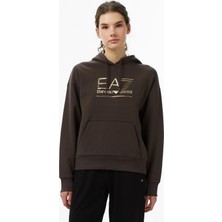 EA7 Emporio Armani Train Visibility Kadın Kahverengi Sweatshirt