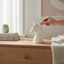 Major Hobi 3D Baskı Unicorn Kumbara 20x14x11 cm Dekoratif Çocuk Odası Para Kutusu